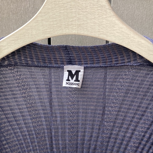 MISSONI purple knit cardigan size 10 - Picture 2 of 14